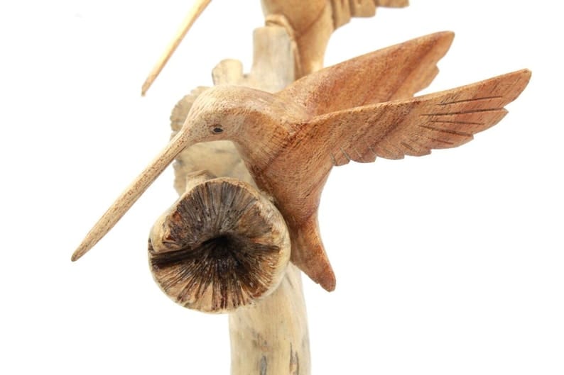 Hummingbird Couple Sculpture