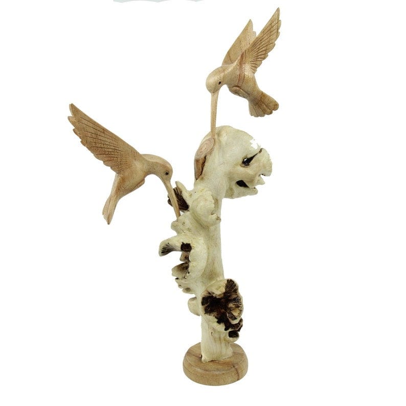 Hummingbird Feeder Figurine