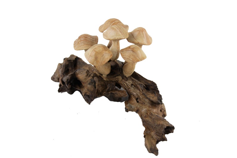 Wooden Mushroom for Table Decor