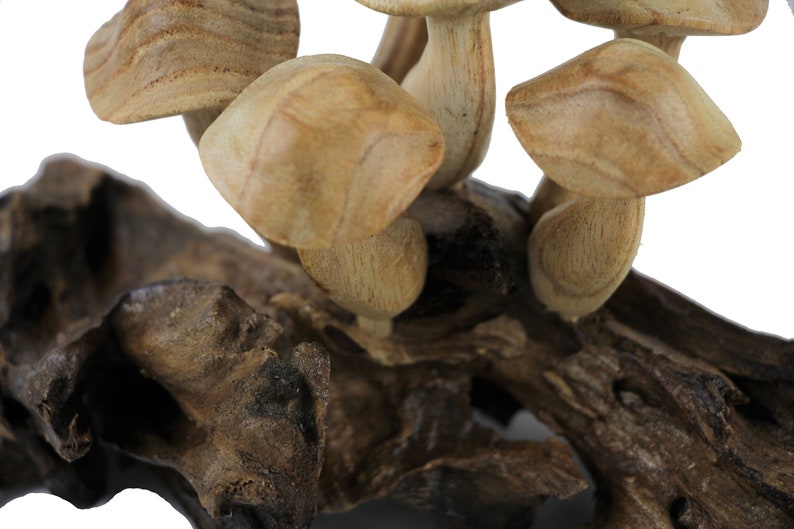 Wooden Mushroom for Table Decor