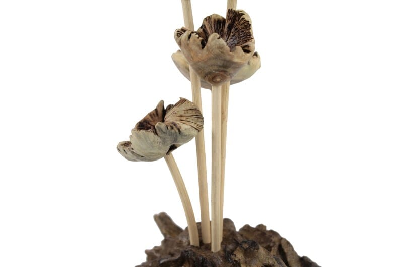 Carved Hummingbird with Flowers
