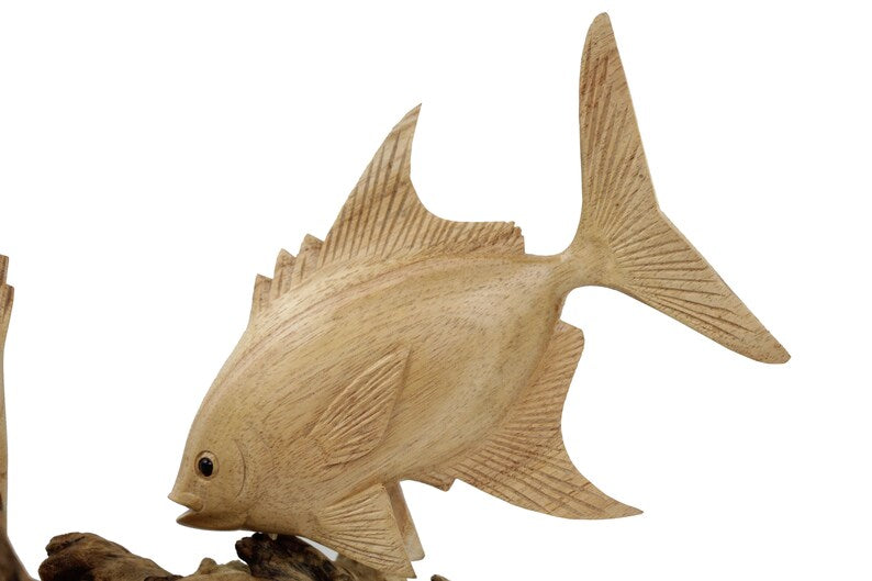 Hand Carved Couple Fish