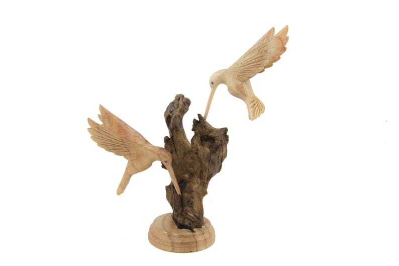 Couple Hummingbird Table Deco