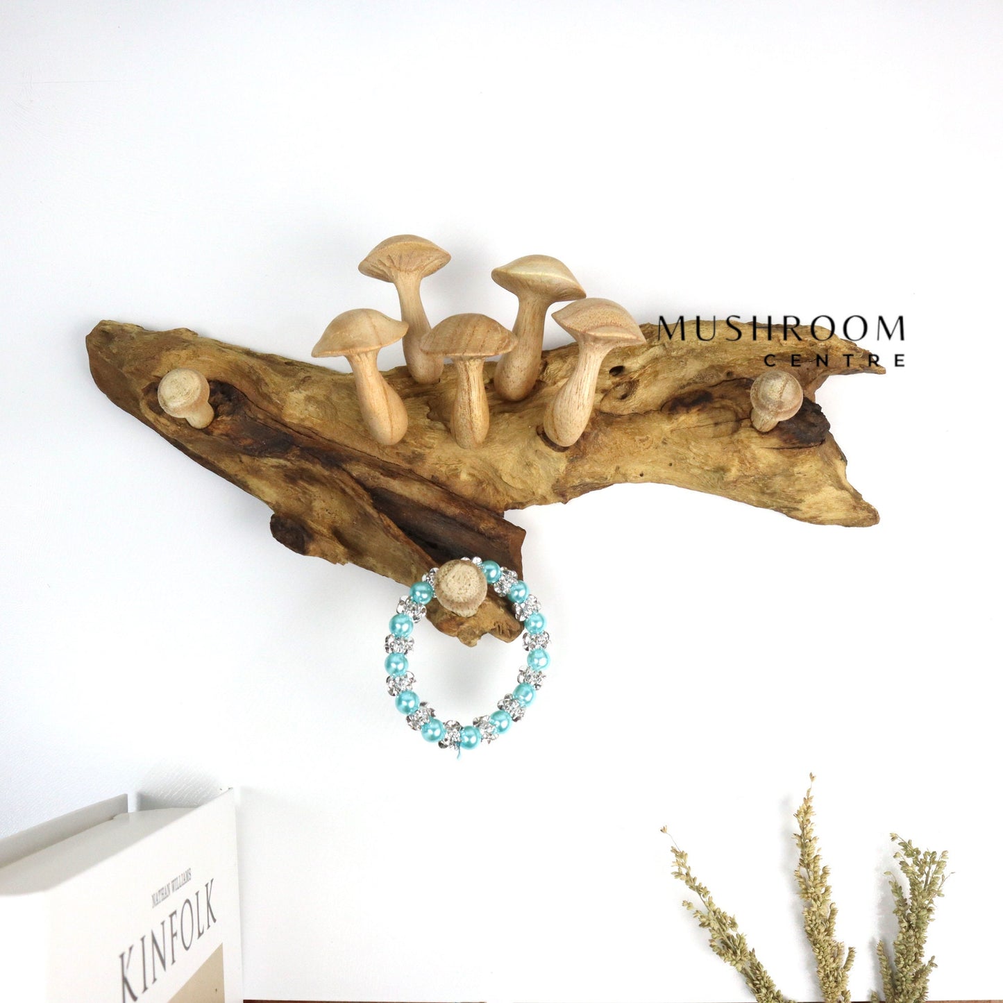 Wooden Hooks With Mushroom Wall Art, Mushroom Hook For Accessories, Vintage Wood Wall Hook, Mushroom Wall Art, Unique Hook, Handmade Gift