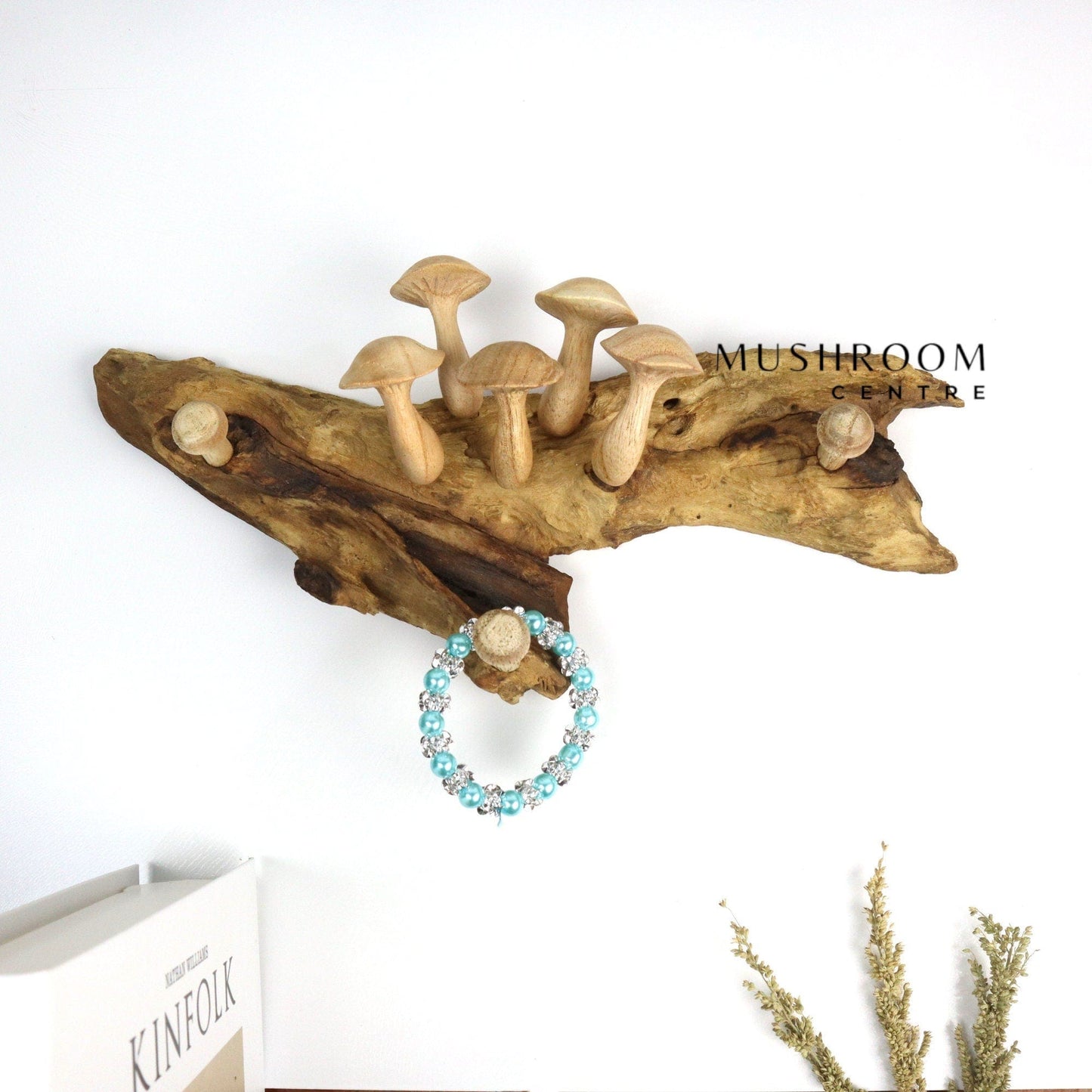 Wooden Hooks With Mushroom Wall Art, Mushroom Hook For Accessories, Vintage Wood Wall Hook, Mushroom Wall Art, Unique Hook, Handmade Gift