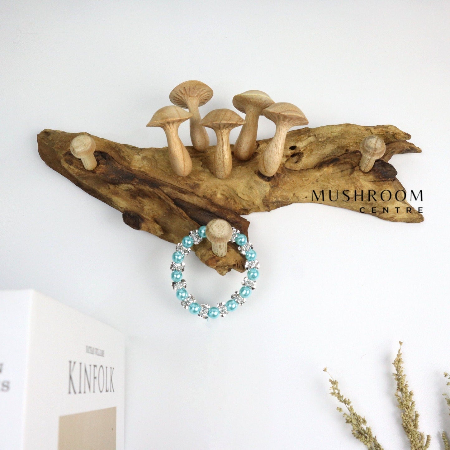 Wooden Hooks With Mushroom Wall Art, Mushroom Hook For Accessories, Vintage Wood Wall Hook, Mushroom Wall Art, Unique Hook, Handmade Gift