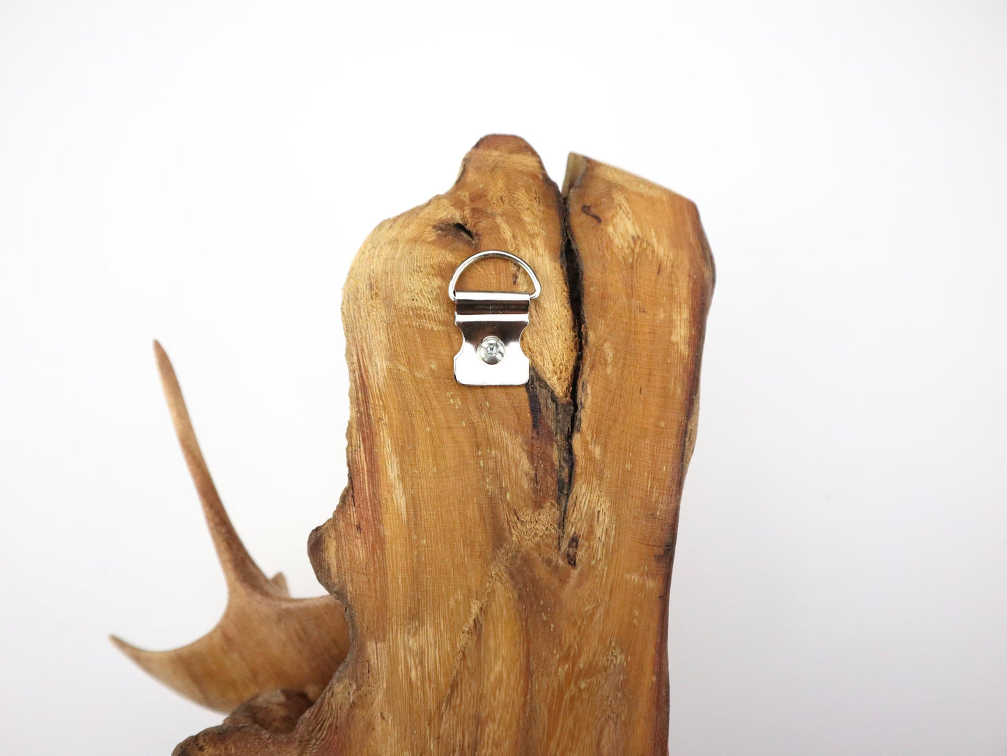 Hand-Carved Wooden Manta Ray Pair Wall Art on Driftwood - Coastal Home Decor