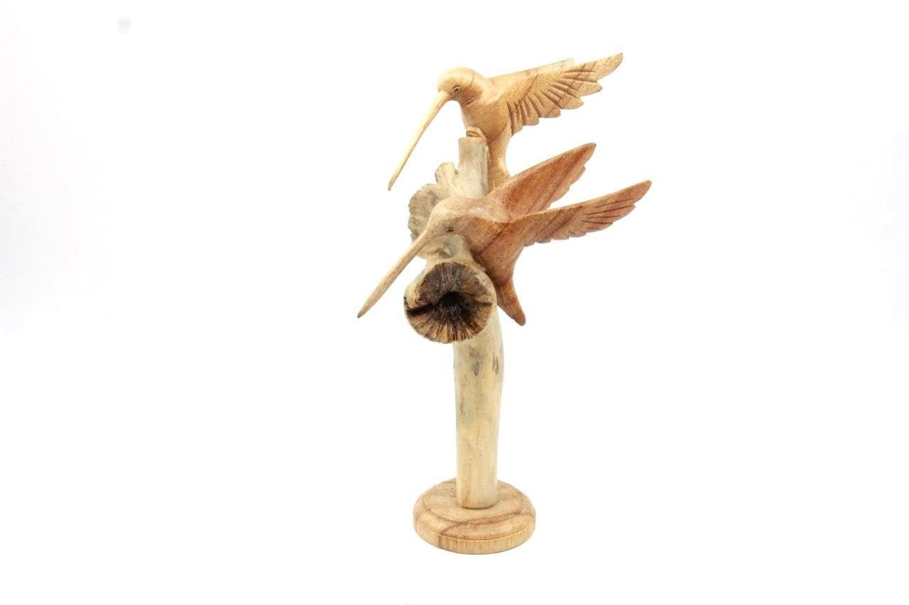 Hummingbird Couple Sculpture