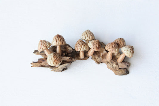 Wooden Mushroom Wall Décor