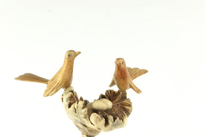Canary Couple Figurine Table Decor