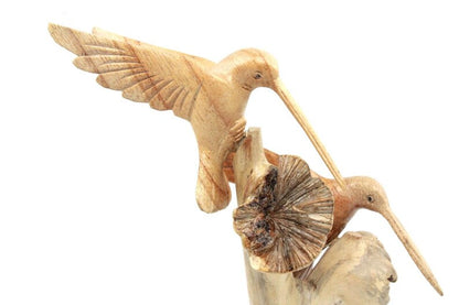 Hummingbird Couple Sculpture