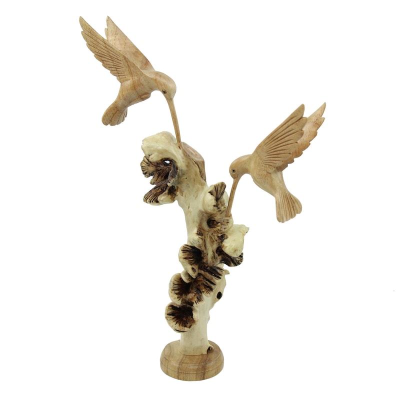 Hummingbird Feeder Figurine