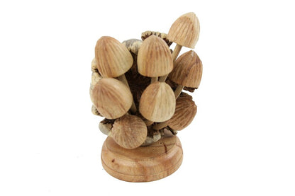 Handmade Wooden Buds Mushroom