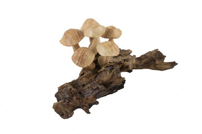 Wooden Mushroom for Table Decor