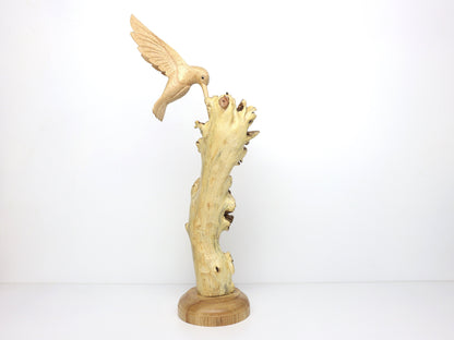 Hummingbird Statue Table Deco