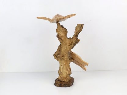 Wood Carved Sea Turtle