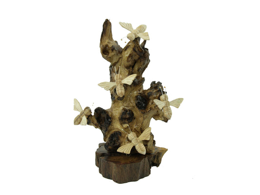 Wooden Bees Sculpture