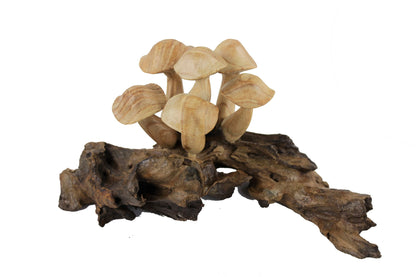 Wooden Mushroom for Table Decor