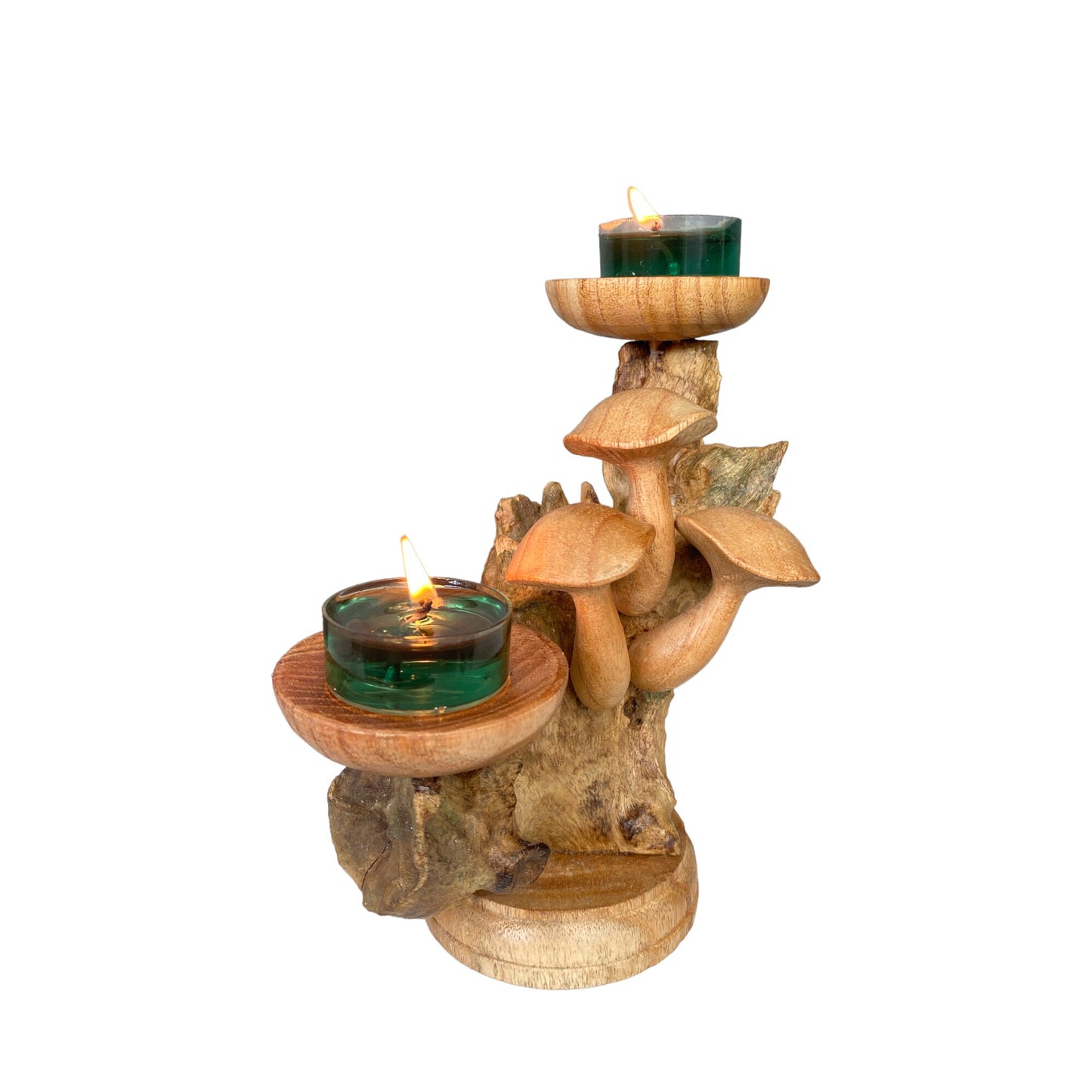 Handcrafted Wooden Candle Holder