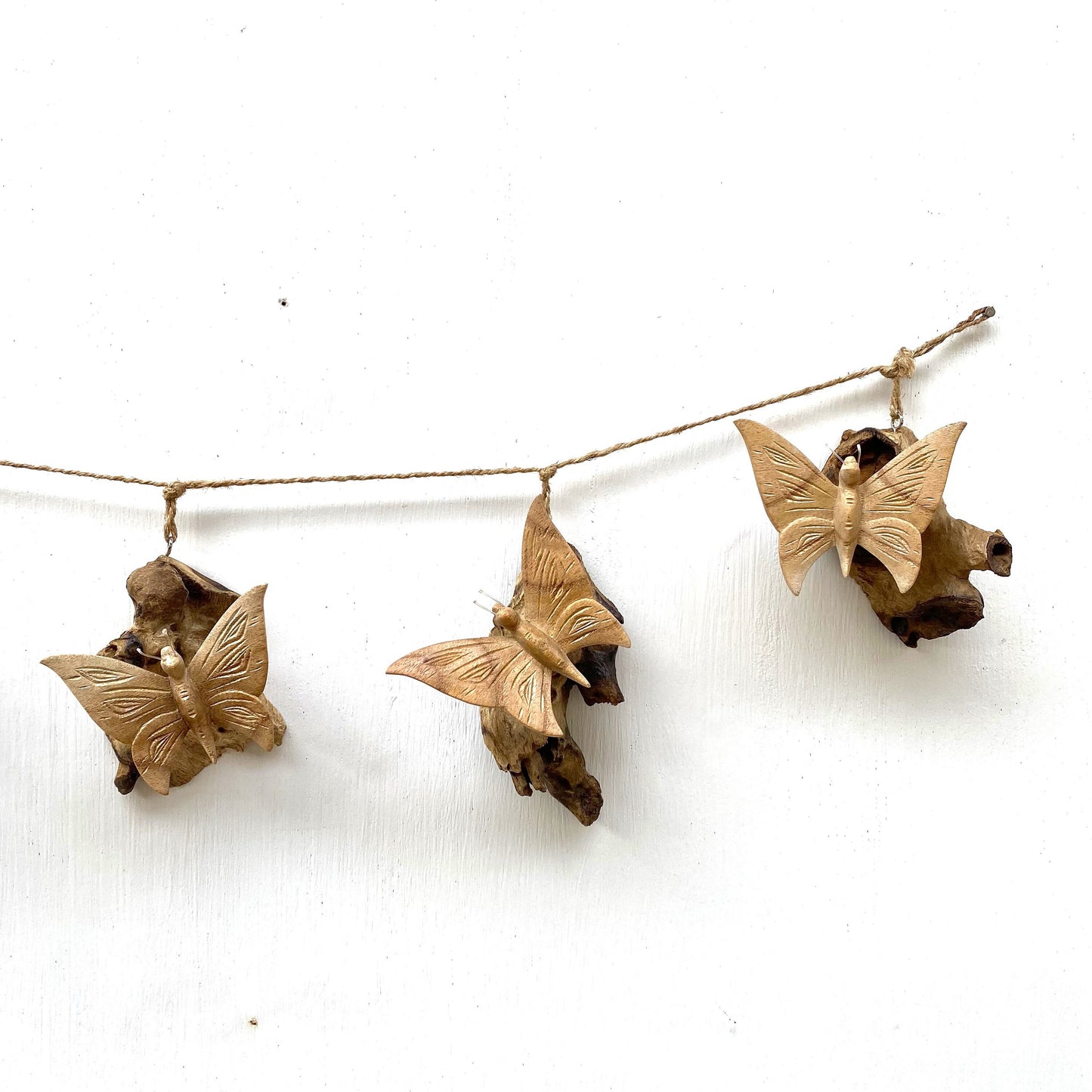 Wooden Butterfly Wall Deco