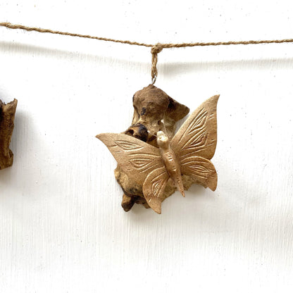 Wooden Butterfly Wall Deco
